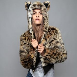 Spirithoods Cheetah Cropped Jacket